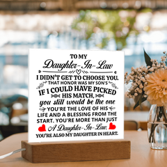 To My Daughter-in-Law Honor – Acrylic Square